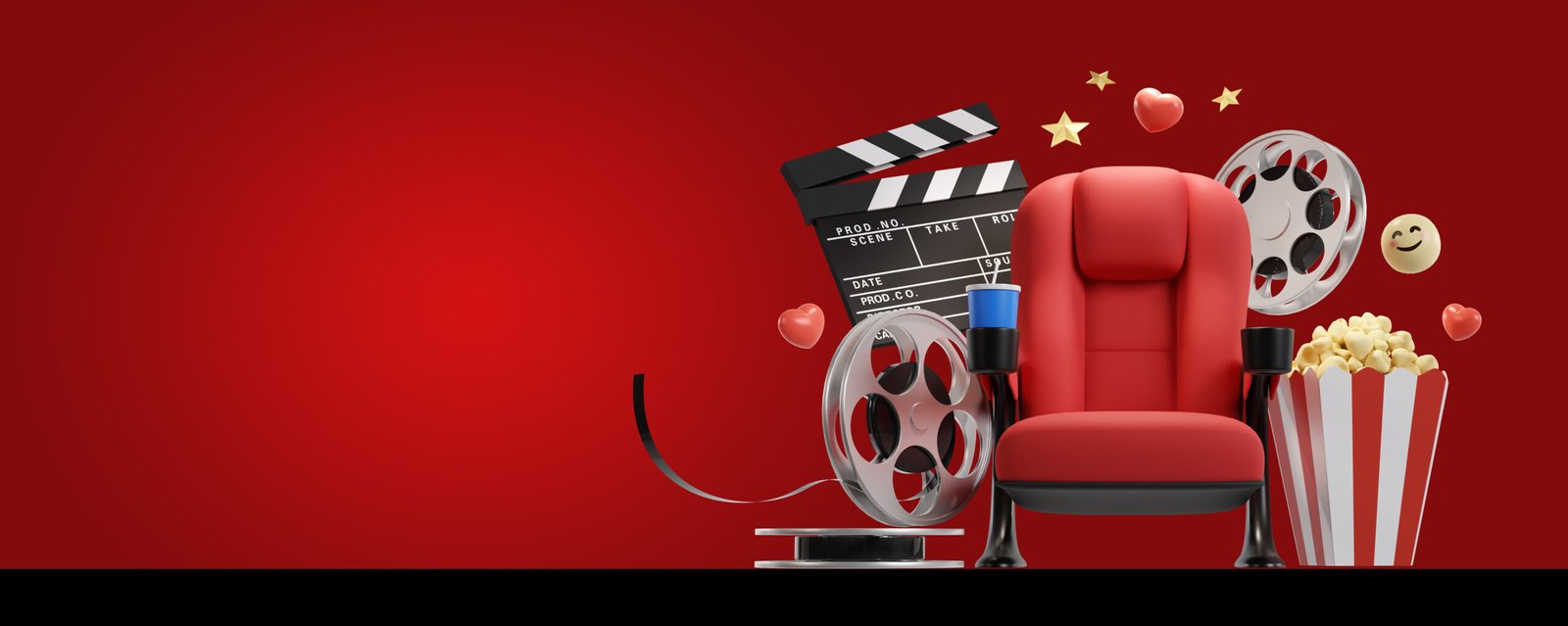 Cinema movie background concept. Cinema seat watch movie concept Apple Music